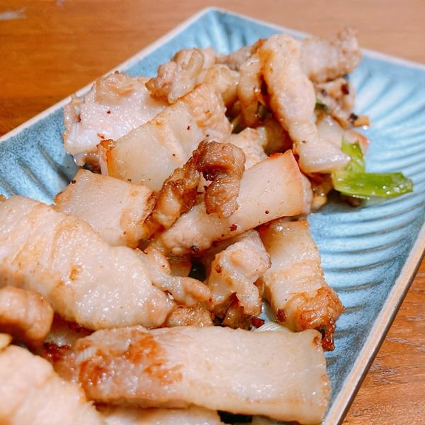 蔥爆五花豬 : Lien 清淡料理試做一起做