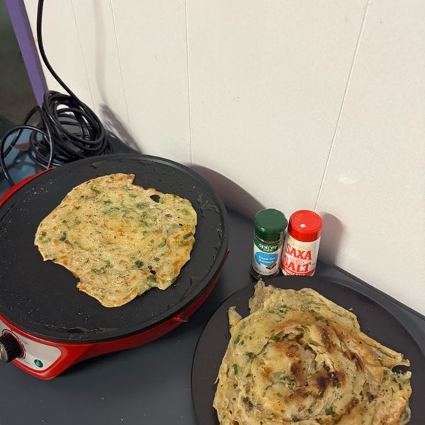 蔥抓餅 : 林鎮森一起做