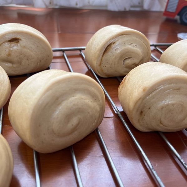 黑糖鮮奶饅頭 : 香香一起做