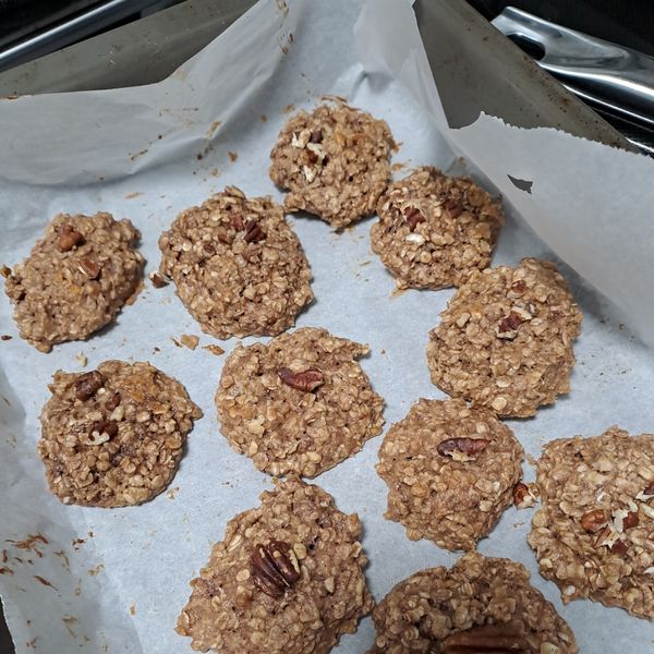 氣炸 巧克力燕麥餅乾 : Flora一起做