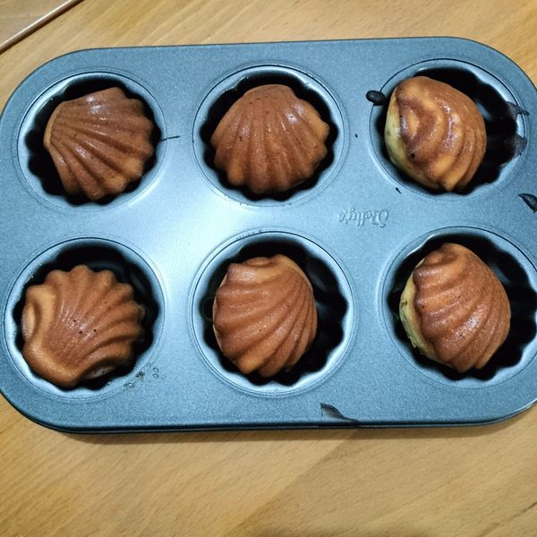 蜂蜜瑪德蓮-原味.可可.抹茶:王淑絹 一起做