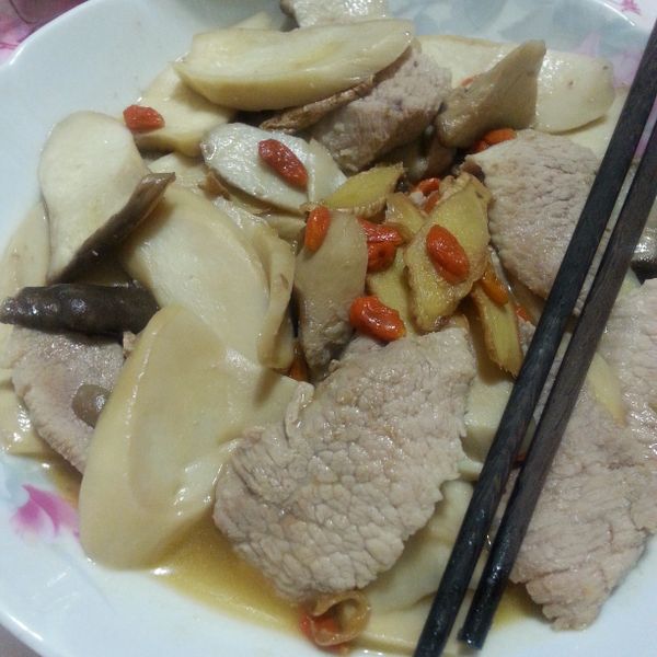 ♥憶柔蔬食♥麻油杏鮑菇：Pawa Lin 一起做