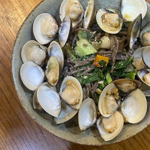 辣炒米酒蛤蜊義大利麵 : 彭慧莉一起做