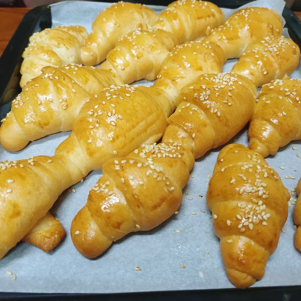 鮮奶小捲麵包 : 妙媽咪一起做