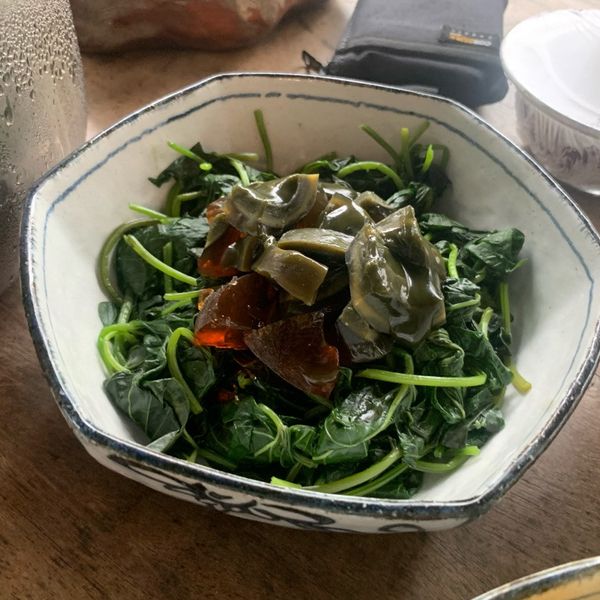 皮蛋地瓜葉：石文儒 一起做