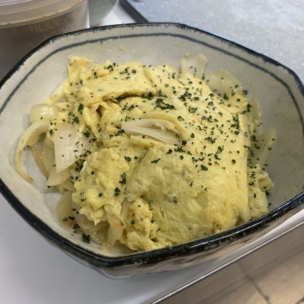 洋蔥炒蛋 : 石文儒一起做