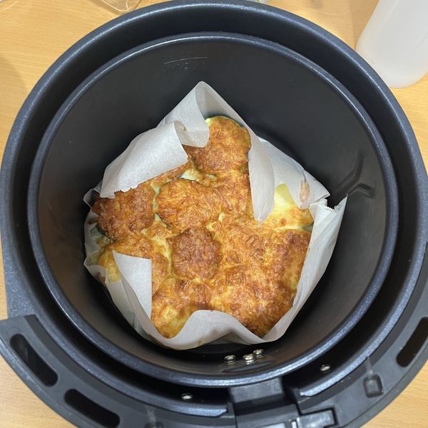 氣炸鍋-起司烤櫛瓜：Hazel 一起做