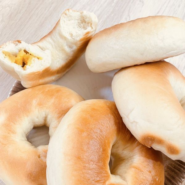 紫薯地瓜貝果 : 郭庭佑一起做