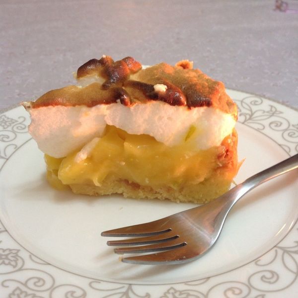 【Kate午後烘焙】輕盈感檸檬蛋白派 (Lemon Meringue Pie)：Wenyi Luo 一起做