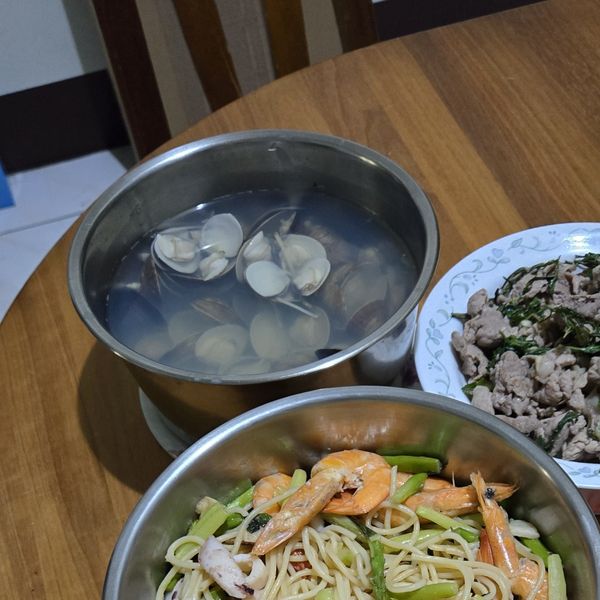 蛤蜊湯 : 眠眠兔一起做