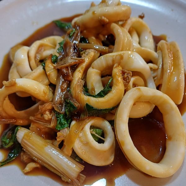 三杯魷魚 : Yuyu一起做