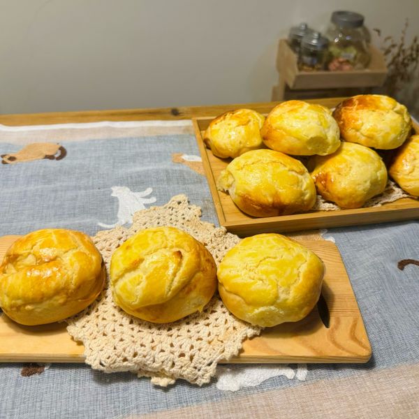 波蘿麵包 : momo一起做