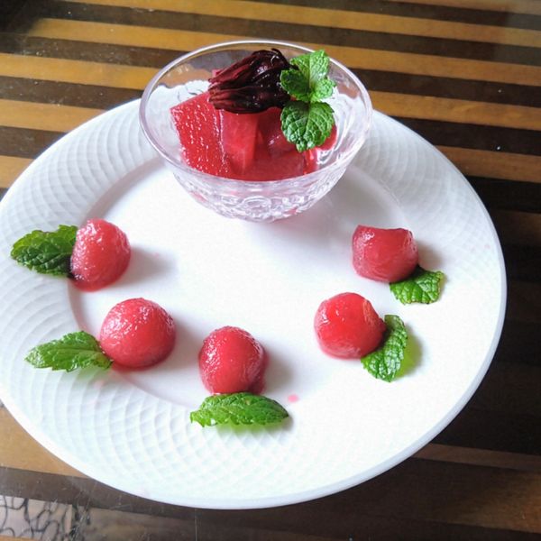 ✨酸甜開胃菜🍃洛神花漬冬瓜🌷：Lily 一起做