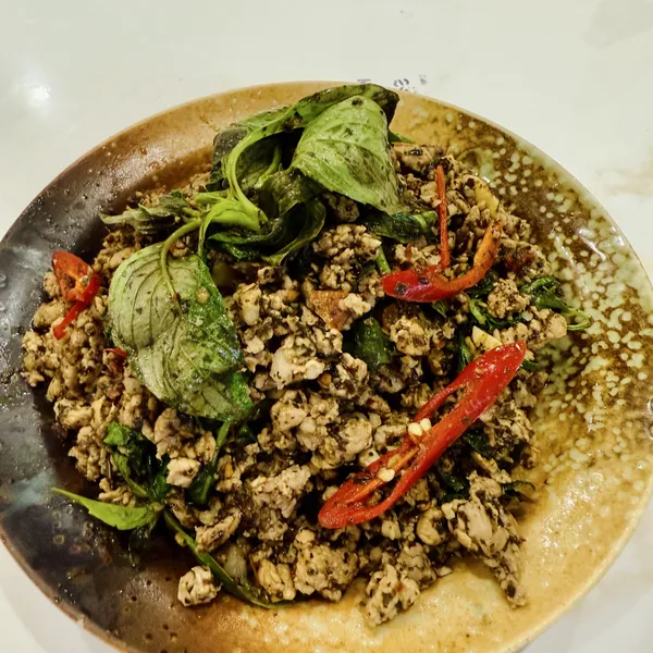 泰式打拋豬～豬絞肉嫩嫩的秘訣 : 想飛一起做