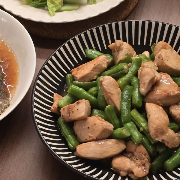 醜豆炒雞胸 : Soda一起做