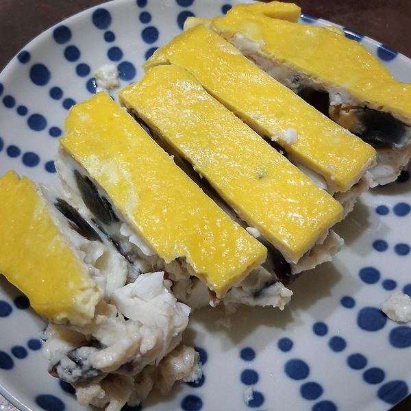 三色蛋 : 麻婆豆腐丼一起做