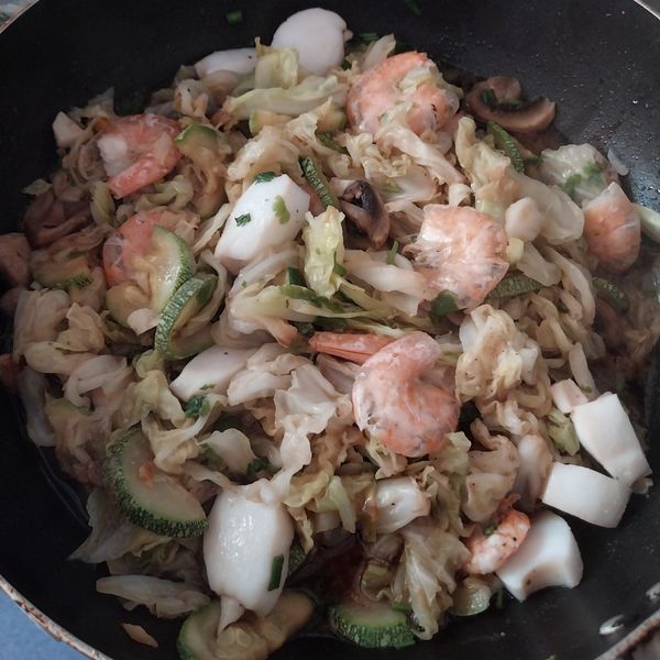 ♡高麗菜酸炒花枝♡ : Anita Hou 一起做