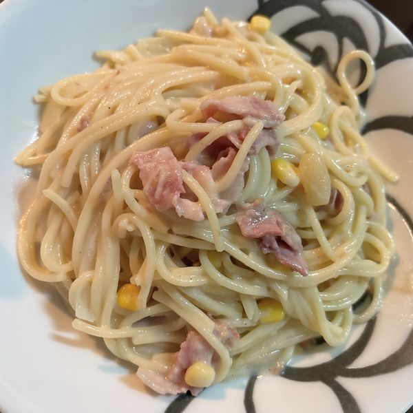 奶油菇培根義大利麵 : 美羊羊一起做