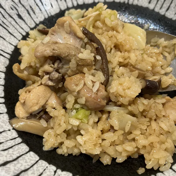 麻油雞炊飯 : Joy一起做