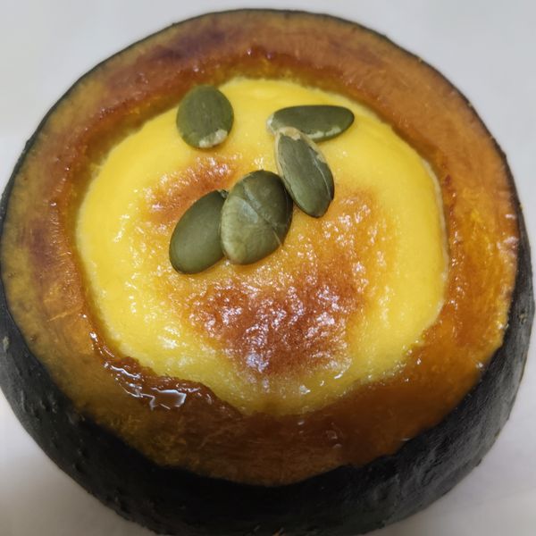 南瓜烤蛋奶 : 蕙蕙一起做