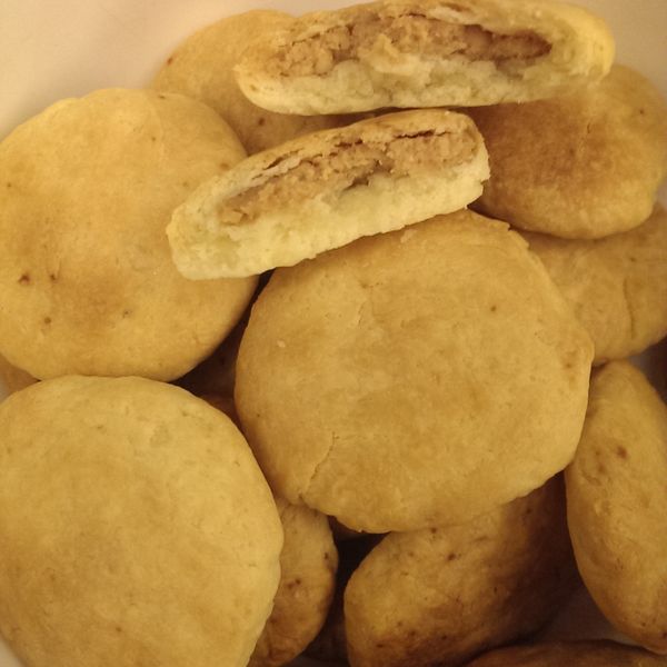 奶油花生夾心酥餅：小不點 一起做