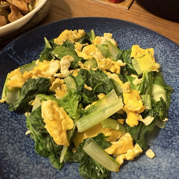 小白菜炒蛋：ccc 一起做