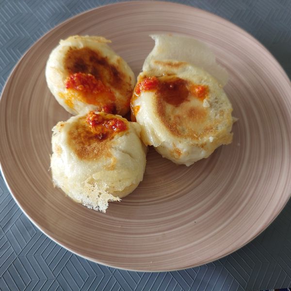 高麗菜水煎包 : Ann Terry一起做