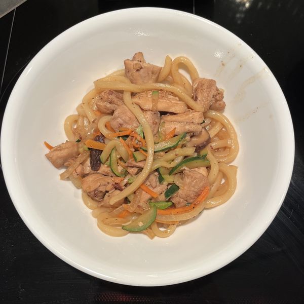 日式照燒雞炒烏龍 : 艾麗斯一起做