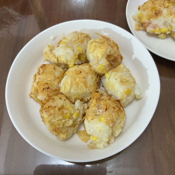 低卡低鹽低油馬鈴薯蝦球（電鍋+氣炸鍋）：呆呆火星人 一起做