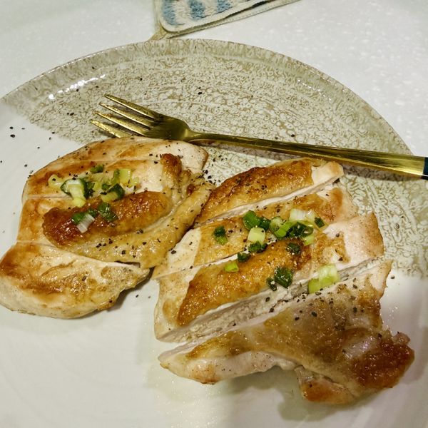 香煎雞腿排 : 想飛一起做