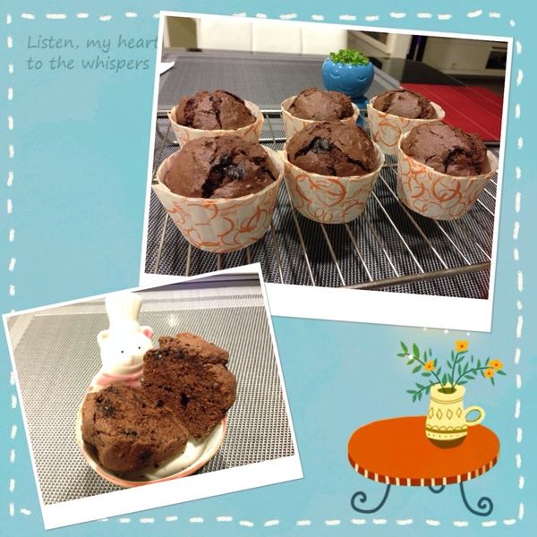 巧克力馬芬蛋糕：Paggie Lai 一起做