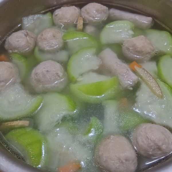 絲瓜魚丸湯 (簡單湯品懶人包) : 小星星一起做