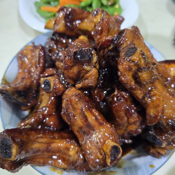 蜜汁排骨 : 伊君鄭一起做