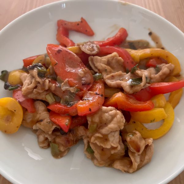 【  家常菜  】味噌雞肉佐彩色甜椒 : 迪亞 Diago一起做