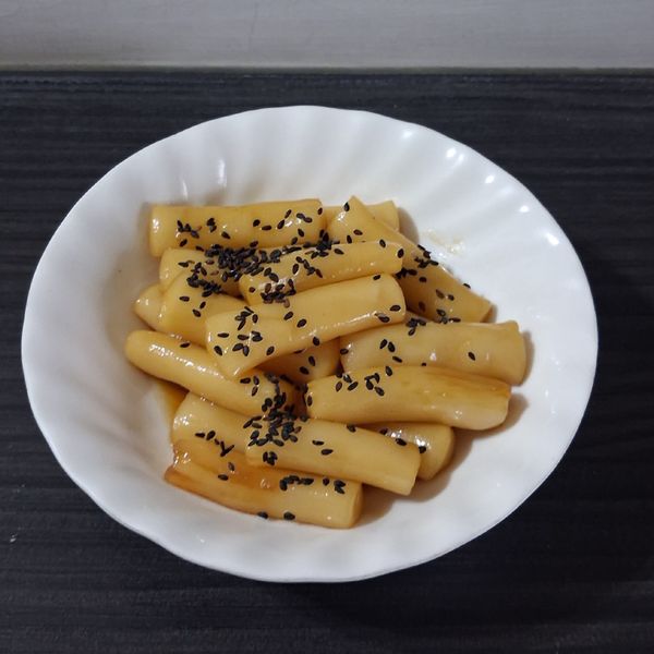 簡單「醬油炒年糕간장떡볶이」大受孩子歡迎 : ฅ猫Cheng一起做