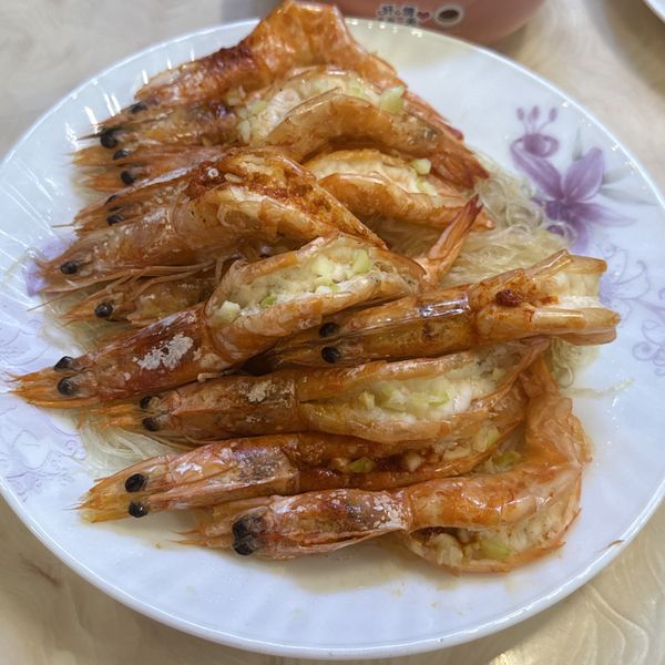 蒜蓉蒸蝦粉絲煲 : 游甯喬一起做