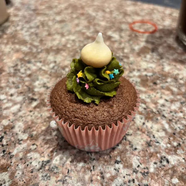 聖誕杯子蛋糕 : 劉美吟一起做