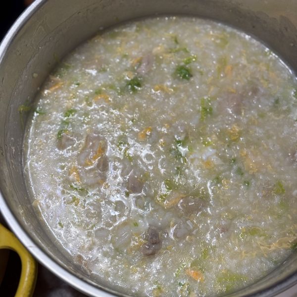 滑蛋雞肉粥 : Helen一起做