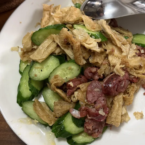 豆皮小黃瓜/家常菜 : Helen一起做