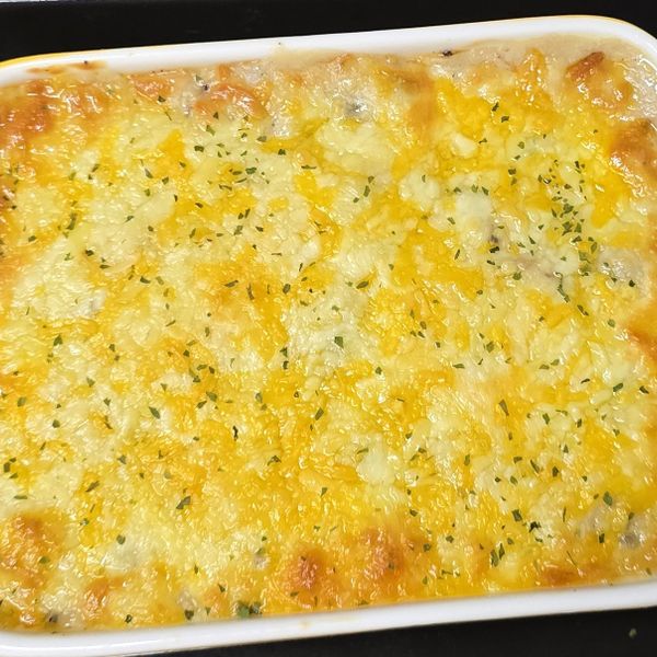 焗烤奶油磨菇佐法國麵包 : 林佩瑩一起做