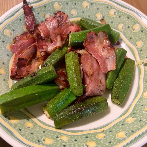 秋葵培根卷 : 迪亞 Diago一起做