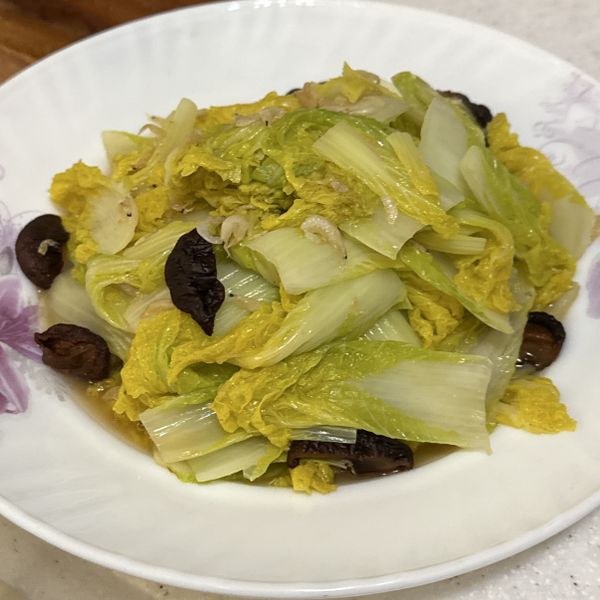 香菇炒娃娃菜 : 游甯喬一起做