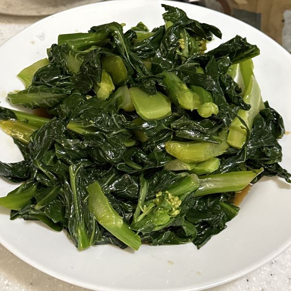 涼拌芥蘭芽 : 游甯喬一起做