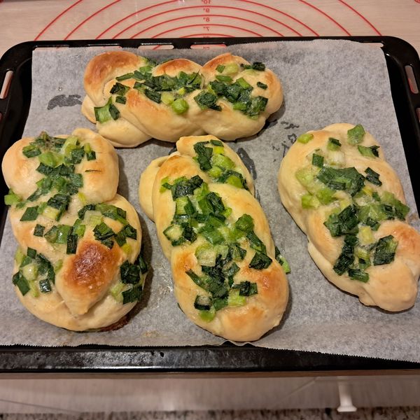 蔥花辮子麵包 : 林庭宇一起做