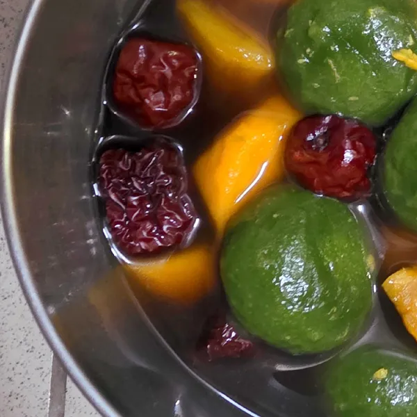 黑糖薑汁芝麻花生湯圓湯 溫暖元宵美食 : 蕎語一起做