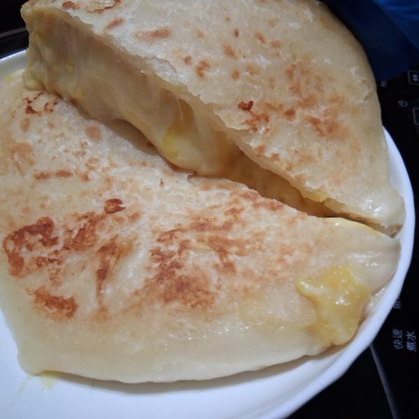 地瓜小點心 | 地瓜起司煎餅 : 麻婆豆腐丼一起做