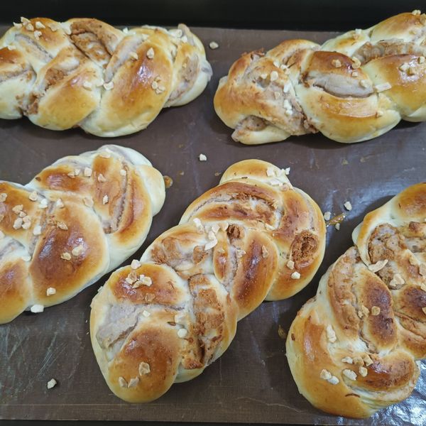 地瓜辮子麵包~甜麵包 : sabdra一起做