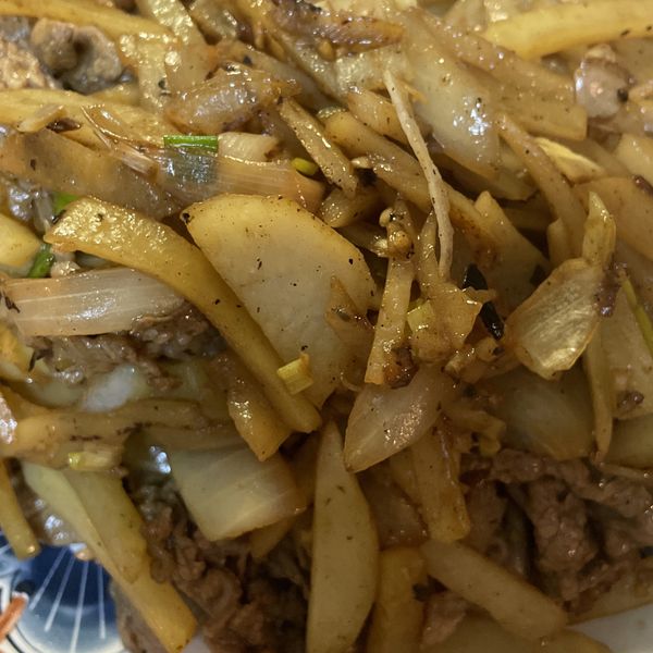 馬鈴薯炒牛肉 : YL Wang一起做