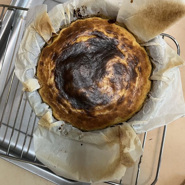 布丁巴斯克乳酪蛋糕｜三樣材料・無麵粉：徐波波 一起做