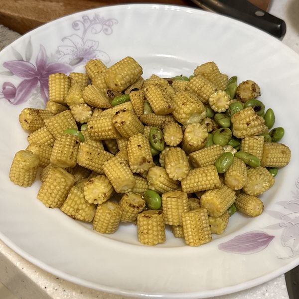 零廚藝系列：毛豆玉米筍：游甯喬 一起做